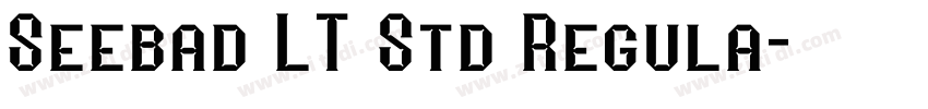 Seebad LT Std Regula字体转换